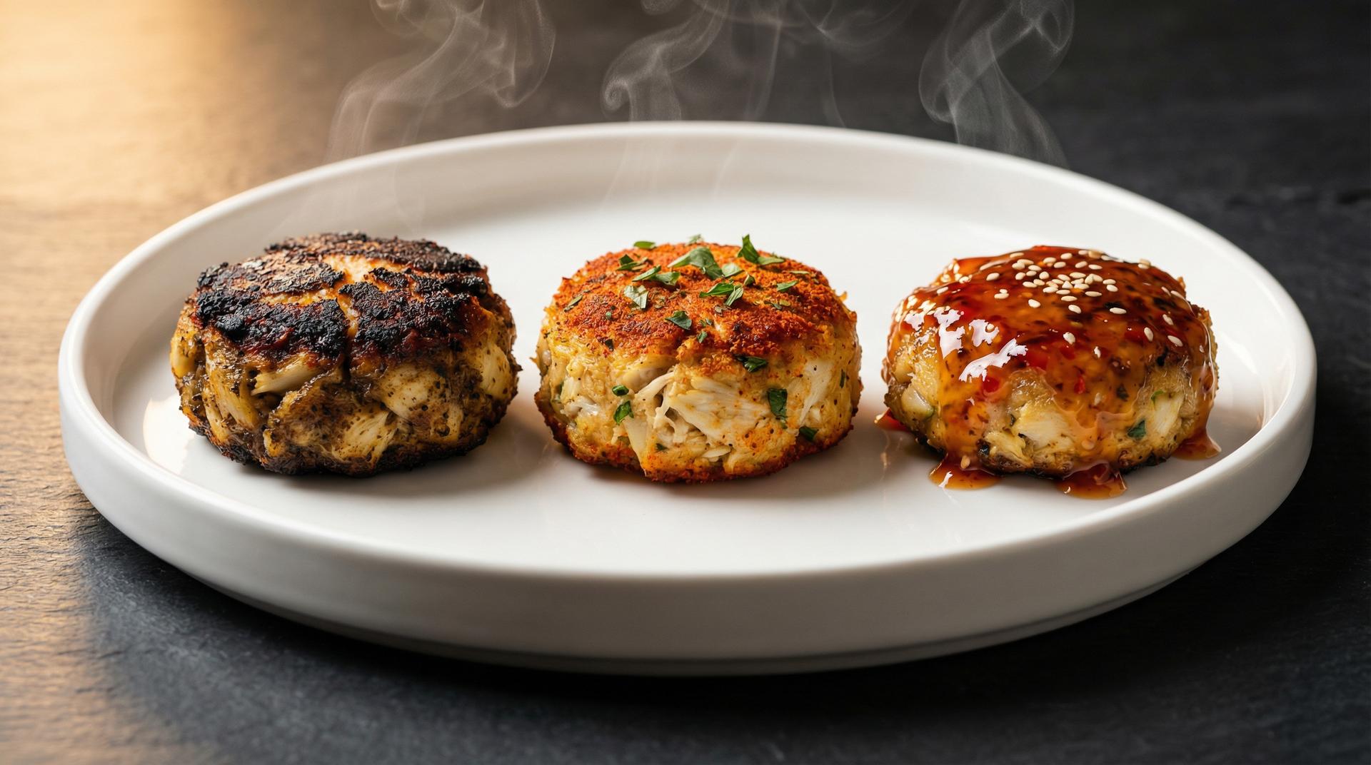 Mini Crabcakes (Jerk/Cajun/Sweet Chilli)