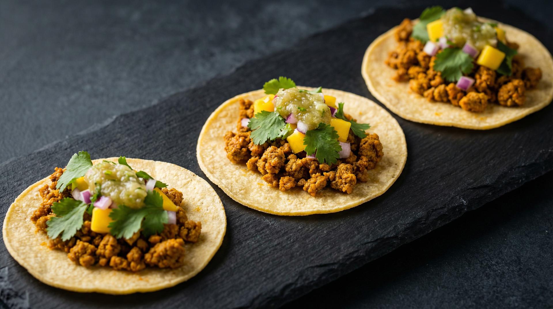 Spiced Ground Beef Mini Tacos