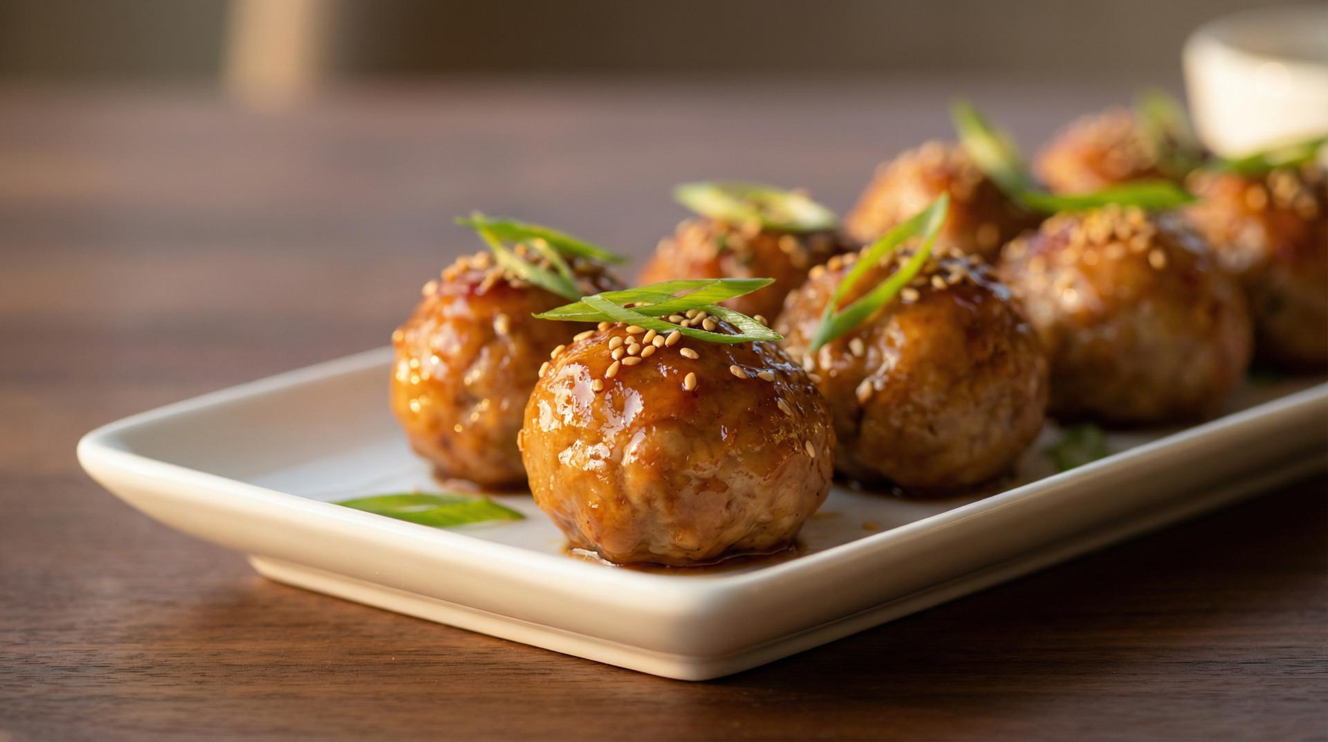 Honey Gingered Meatballs