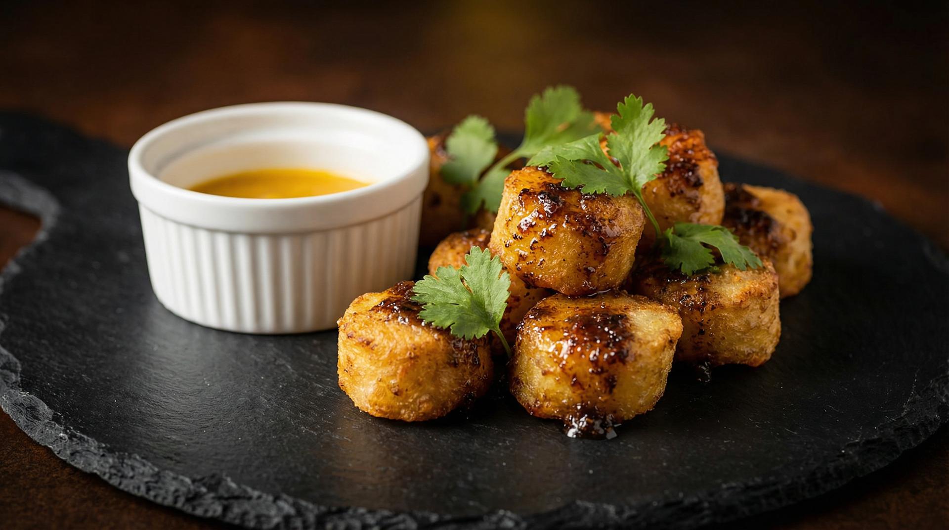 Jerked Bammy Bites [VG/VEG/GF]