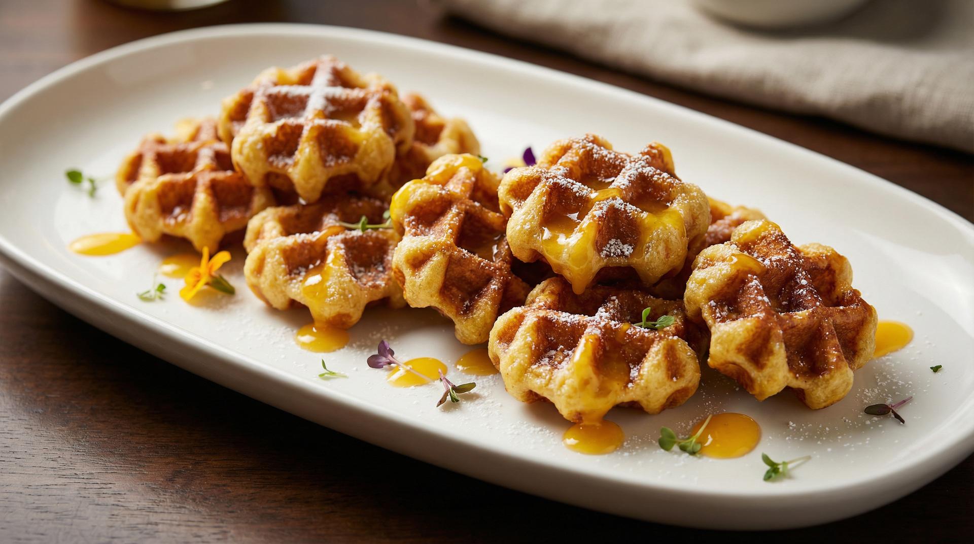 Ripe Plantain Waffle Bites [VG/VEG/GF]